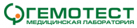 Логотип Гемотест на Тюляева